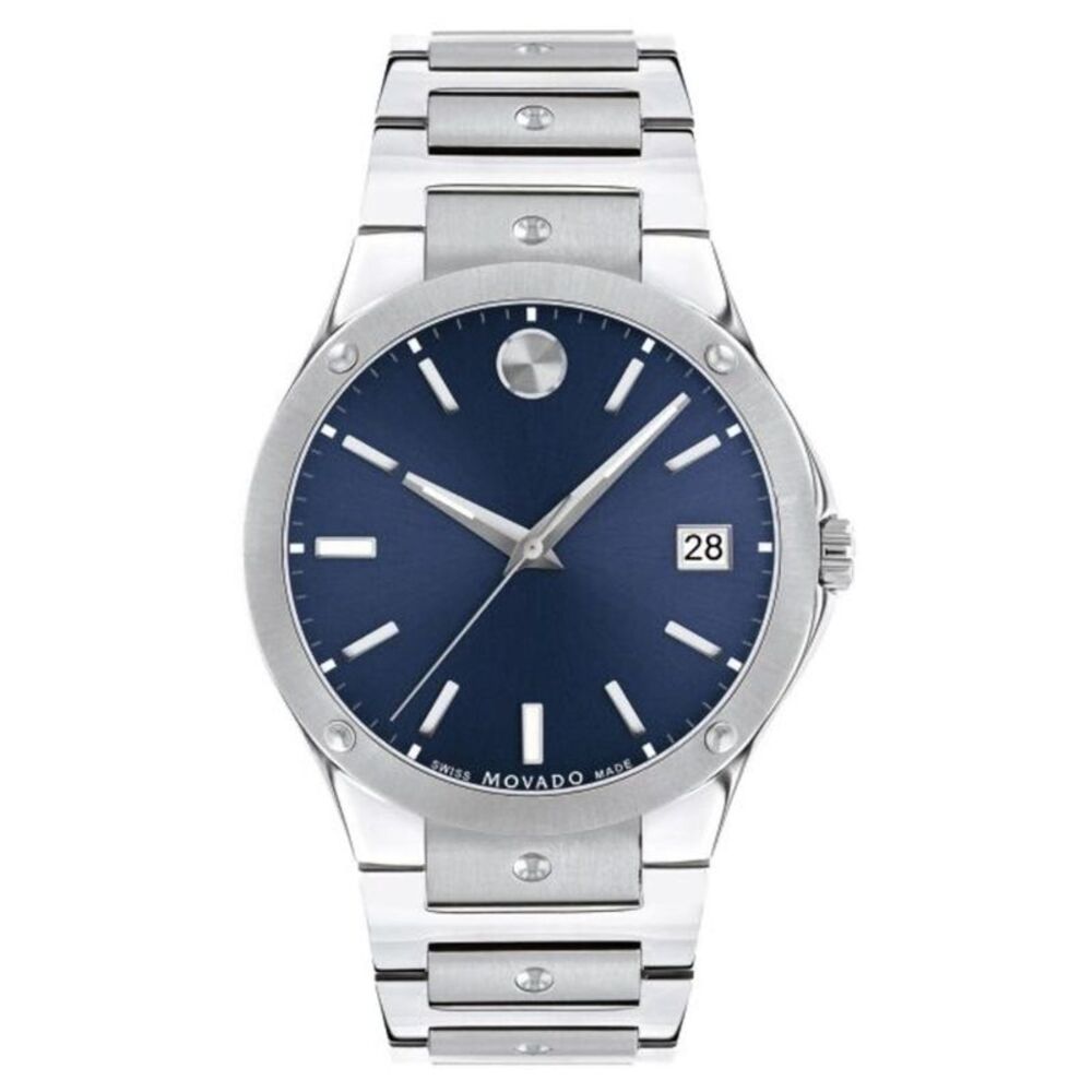 Movado Men's Sports Blue Dial Watch - 607513